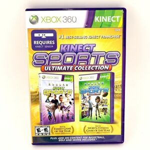 Kinect Sports Ultimate Collection Xbox 360 Kinect Bundle 2-Disc Set 13 Sports